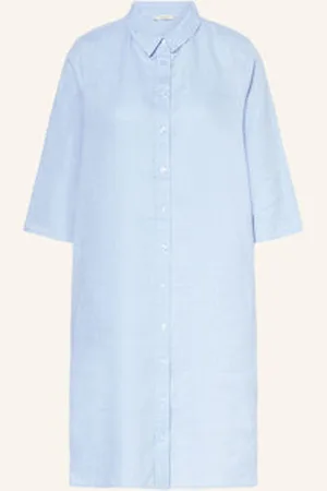 lilienfels Sukienka Koszulowa Z Lnu blau