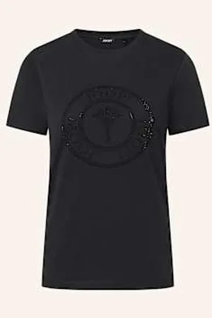 JOOP! T-Shirt Z Obszyciem Ozdobnymi Kamykami schwarz