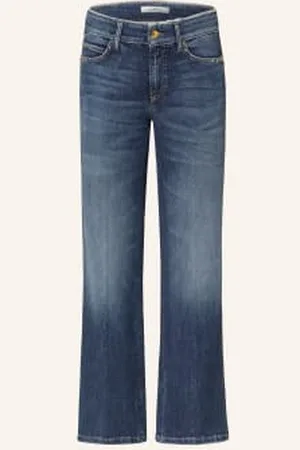 Cambio Jeansy Bootcut Francesca Z Ćwiekami blau