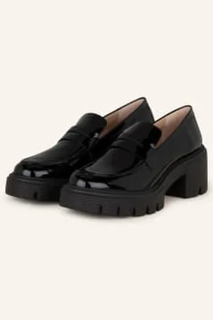 Stuart Weitzman Penny Loafers Soho schwarz