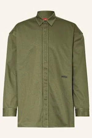 032c Koszula Oversize Comfort Fit gruen
