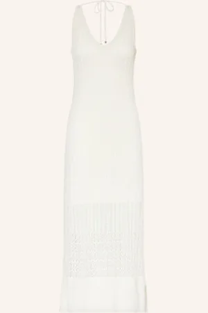 HUGO BOSS Sukienka Z Dzianiny Floom weiss