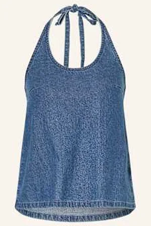 Ichi Top Jeansowy Ihdallas blau