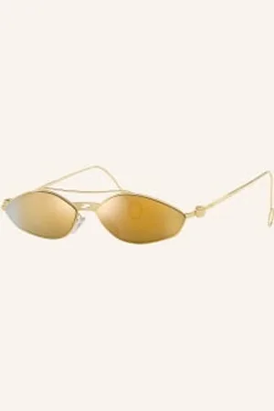 Fendi Okulary Przeciwsłoneczne fn000734 Baguette gold
