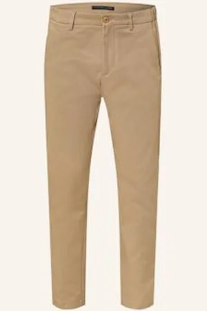 Drykorn Chinosy Ajend Extra Slim Fit braun