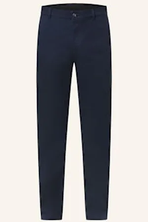 Calvin Klein Chinosy Slim Fit blau
