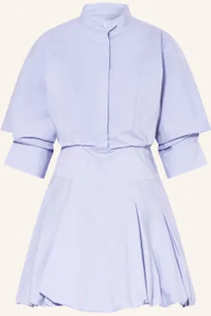 Simkhai Sukienka Effie Z Rękawem 3/4 blau