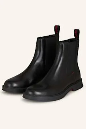 HUGO BOSS Botki Chelsea Lenner schwarz