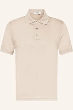 COS Koszulka Polo Z Dżerseju Regular Fit weiss