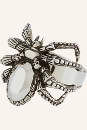 Alexander McQueen Pierścionek Spider silber