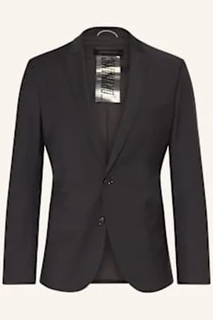 Drykorn Marynarka Garniturowa Irving Extra Slim Fit schwarz