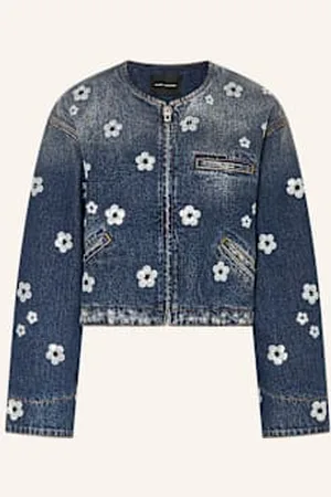 Marc Jacobs Kurtka Jeansowa Z Cekinami blau