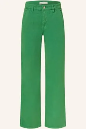 Gina Tricot Jeansy Carpenter gruen