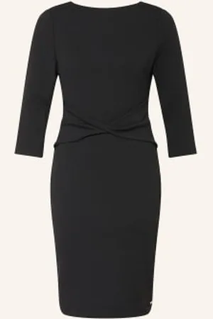 Calvin Klein Sukienka Etui Z Rękawem 3/4 schwarz