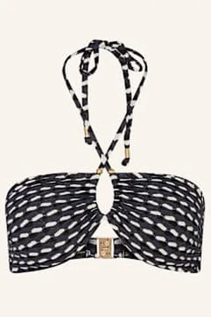 Seafolly Góra Od Bikini Bandeau Mala schwarz