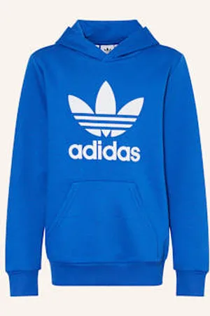 adidas Bluza Z Kapturem Trefoil blau