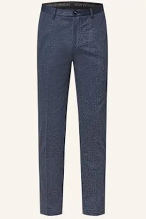 Roy Robson Spodnie Garniturowe Slim Fit blau