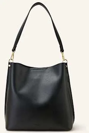 Seidenfelt Torebka Hobo Lilla schwarz