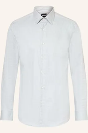 HUGO BOSS Koszula Hank Slim Fit gruen