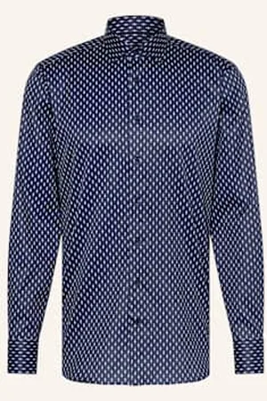 Olymp Koszula Signature Tailored Fit blau