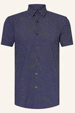 HUGO BOSS Koszula Hank Slim Fit blau