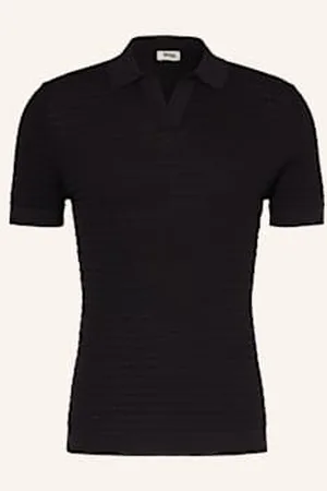 Drykorn Koszulka Polo Braian Z Dzianiny schwarz