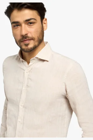 Brooks Brothers Slim Fit Linen Spread Collar Shirt