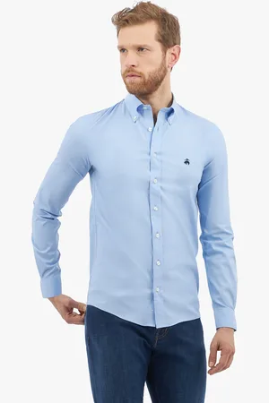 Brooks Brothers Slim Fit Non-Iron Stretch Cotton Button Down Shirt
