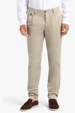 Brooks Brothers Regular Fit Double Pleat Cotton Chinos