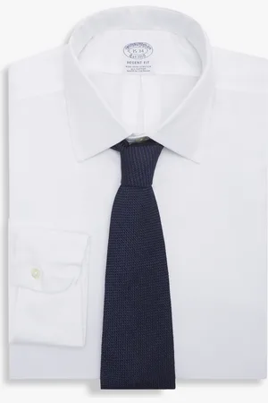 Brooks Brothers Koszula Wizytowa w Kolorze Białym o Regularnym Kroju z Kołnierzykiem Ainsley, Bez Żelazka