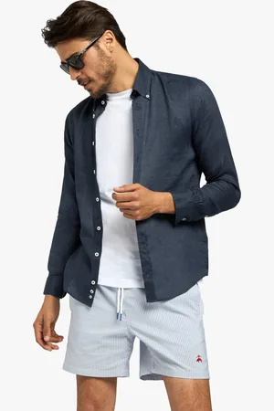 Brooks Brothers Slim Fit Linen Button Down Shirt