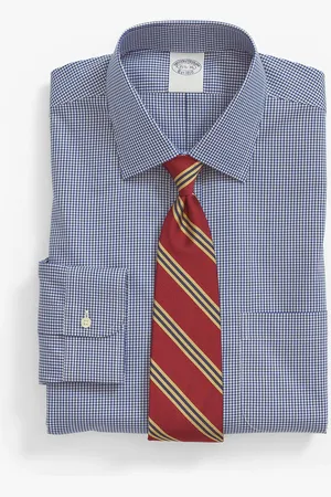Brooks Brothers Regular Fit Non-Iron Gingham Shirt with Ainsley Collar