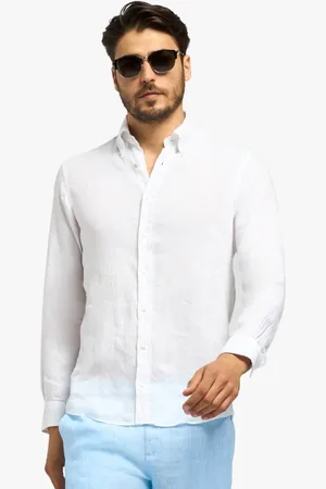 Brooks Brothers Slim Fit Linen Button Down Shirt