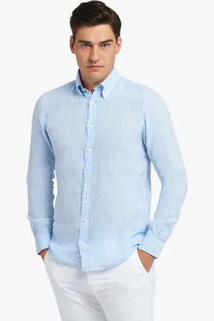 Brooks Brothers Slim Fit Linen Button Down Shirt