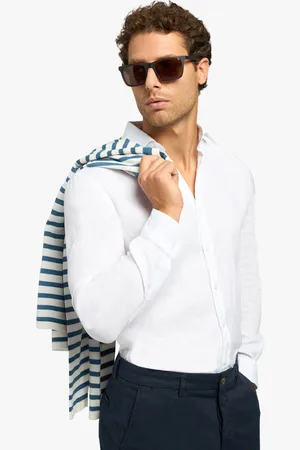 Brooks Brothers Slim Fit Linen Spread Collar Shirt