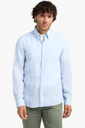 Brooks Brothers Slim Fit Striped Linen Button Down Shirt
