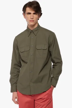 Brooks Brothers Regent regular fit Canvas Safari Sport Shirt