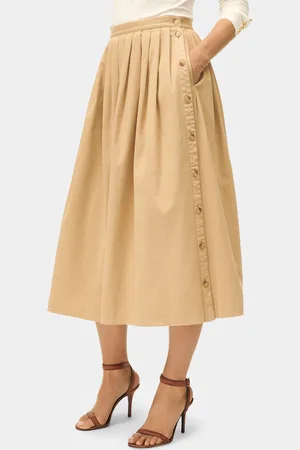 Brooks Brothers Button-Down Circle Skirt