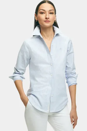 Brooks Brothers Classic Fit Striped Oxford Button Down Shirt