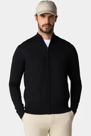 Brooks Brothers Merino Wool Full Zip Sweater