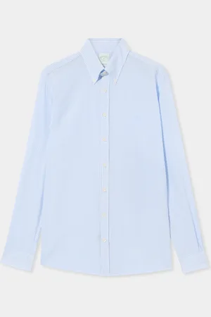 Brooks Brothers Slim Fit Striped Seersucker Button Down Shirt