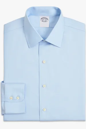 Brooks Brothers Slim Fit Non-Iron Twill Shirt with Ainsley Collar