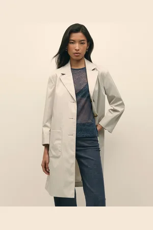 Brooks Brothers Single-Breasted Taffeta Coat