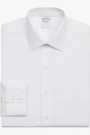 Brooks Brothers Slim Fit Non-Iron Twill Shirt with Ainsley Collar