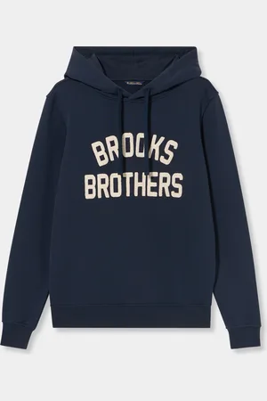 Brooks Brothers Terry Logo-Embroidered Hoodie