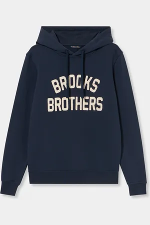 Brooks Brothers Terry Logo-Embroidered Hoodie