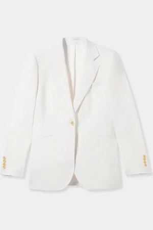 Brooks Brothers Irish Linen Single-Breasted Blazer