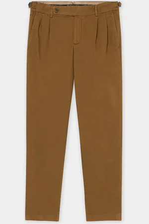 Brooks Brothers Cotton Gabardine Pleated Pant