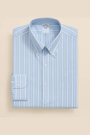 Brooks Brothers Regular Fit Non-Iron Pinpoint Button Down Shirt