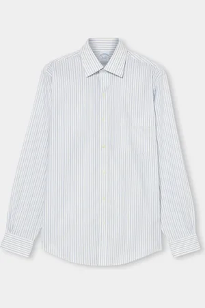 Brooks Brothers Regular Fit Non-Iron Pinpoint Shirt with Ainsley Collar